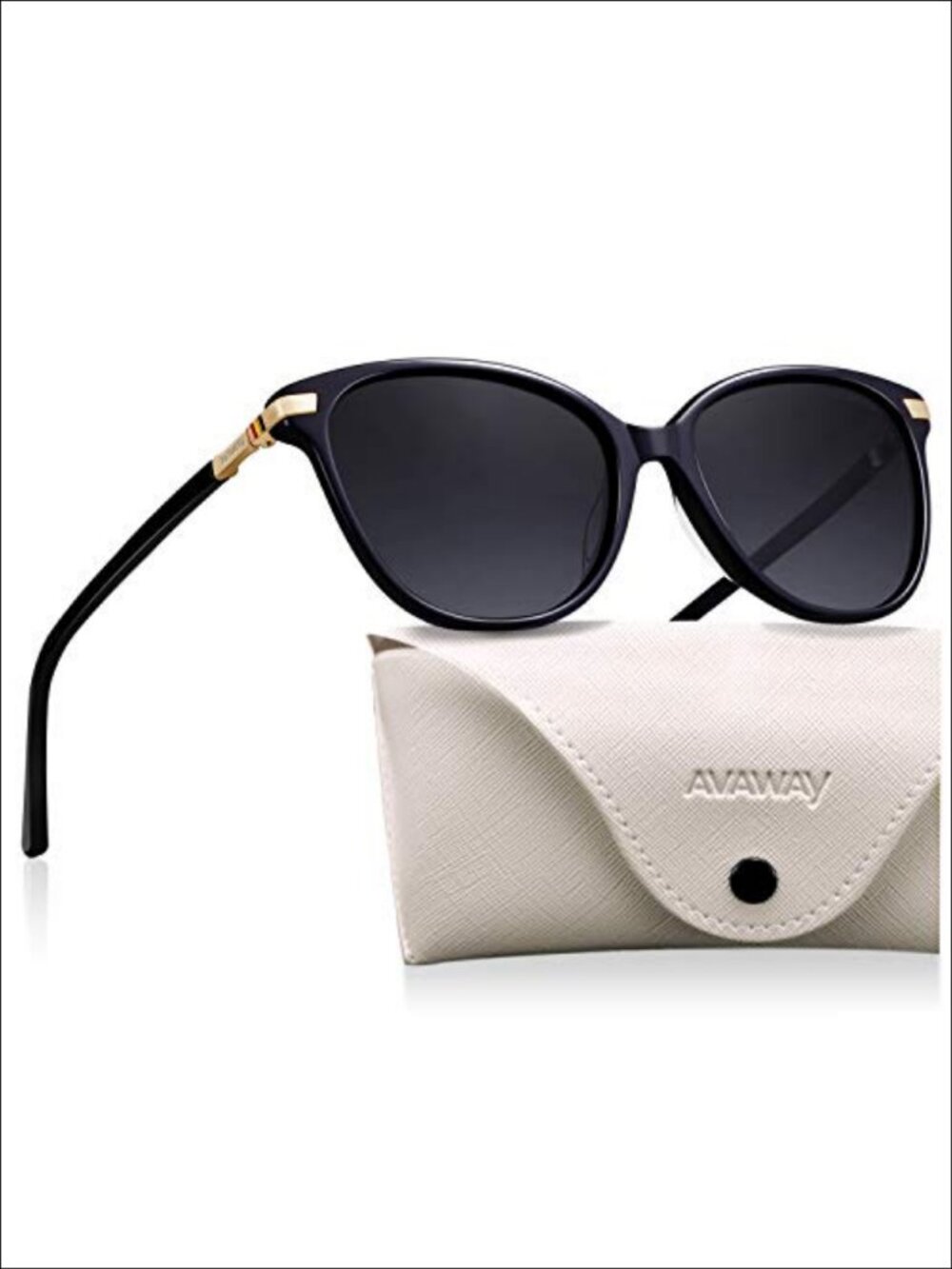 Cat Eye Polarized Sunglasses Anti-Reflective UV400 Acetate Full Frame